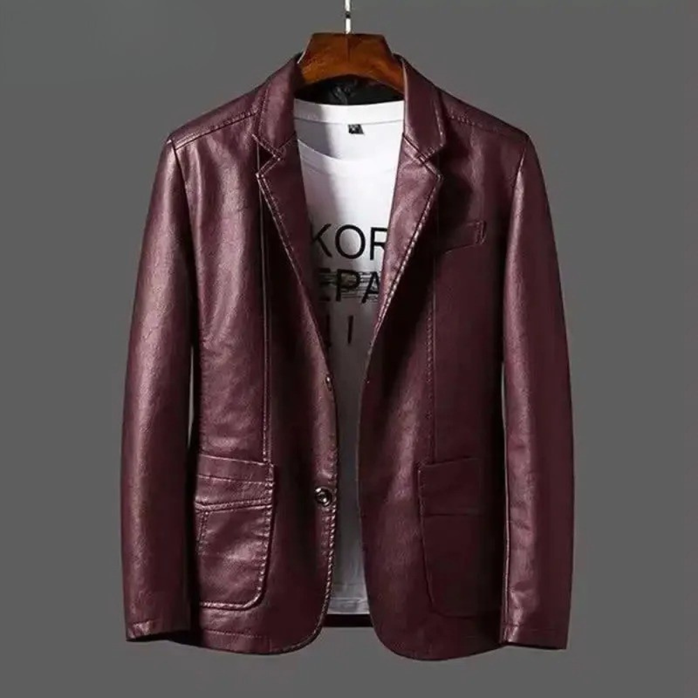 Chaqueta de cuero Premium