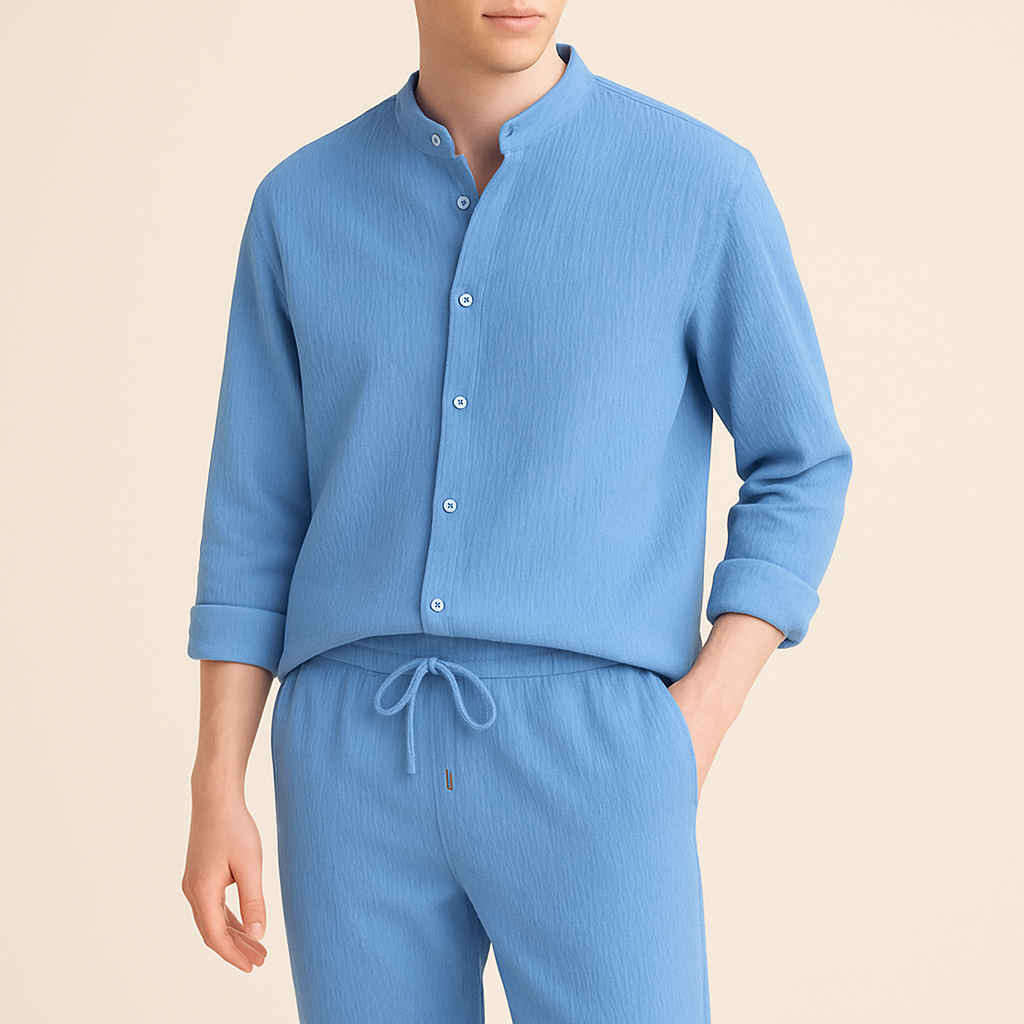 Conjunto de resort de lino Cavari