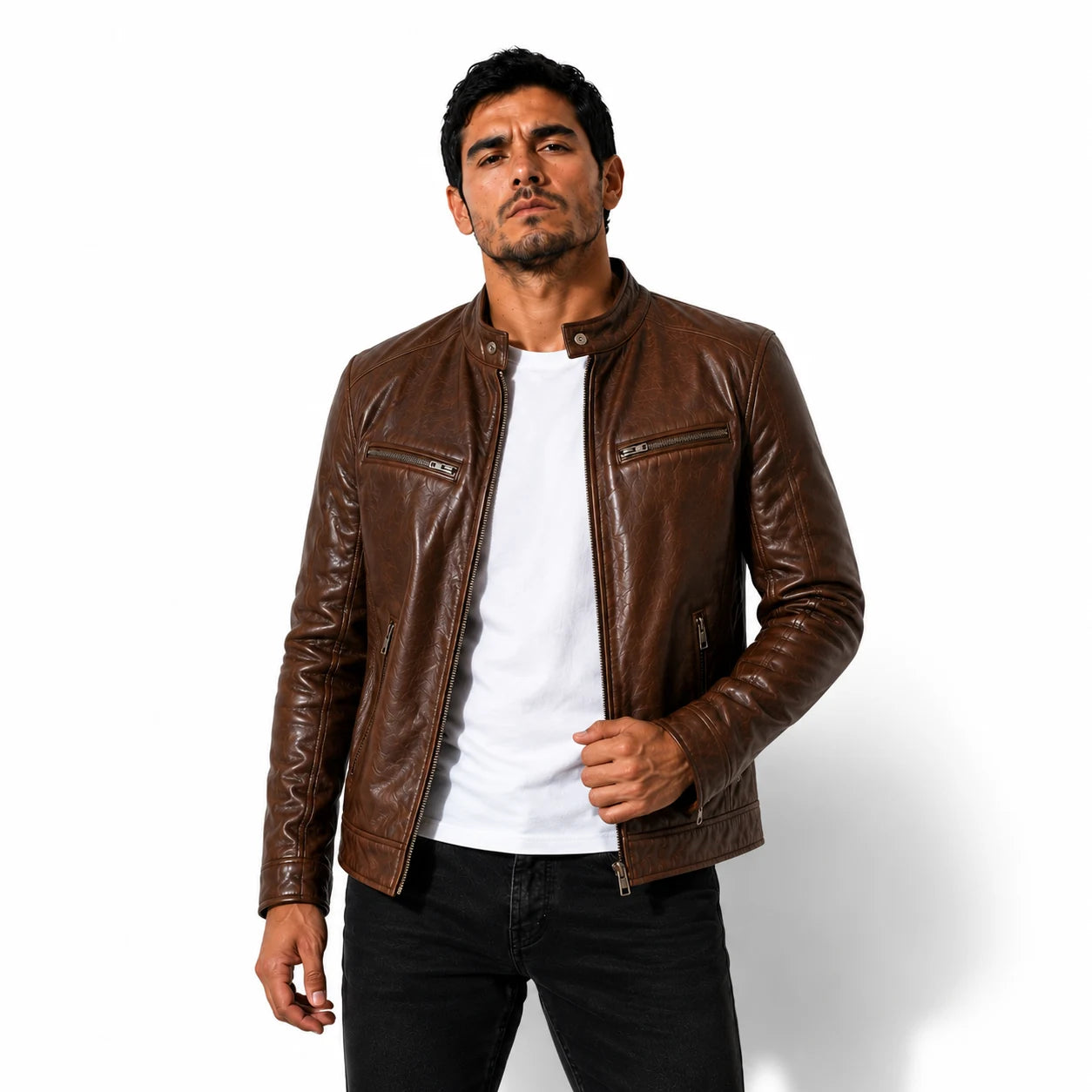 Chaqueta de cuero vintage