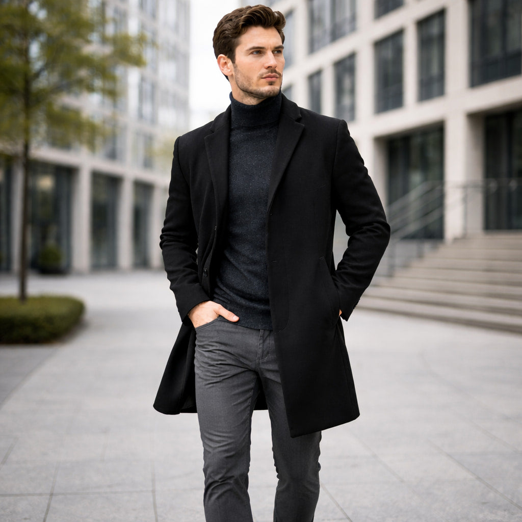 Abrigo Slim Corte Recto