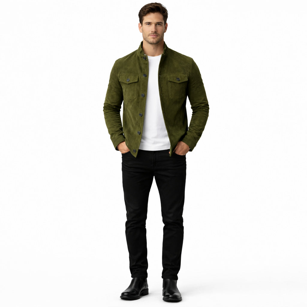 Sobrecamisa de Gamuza