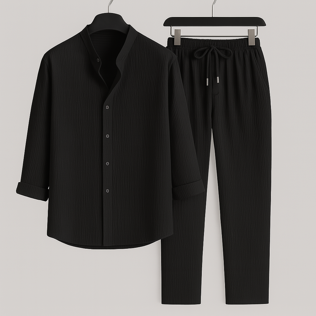 Conjunto de resort de lino Cavari