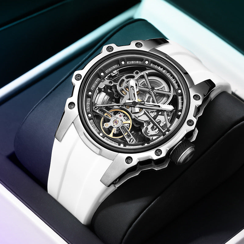 Reloj Mecánico Automático de Lujo para Hombre con Caja de Acero Inoxidable
