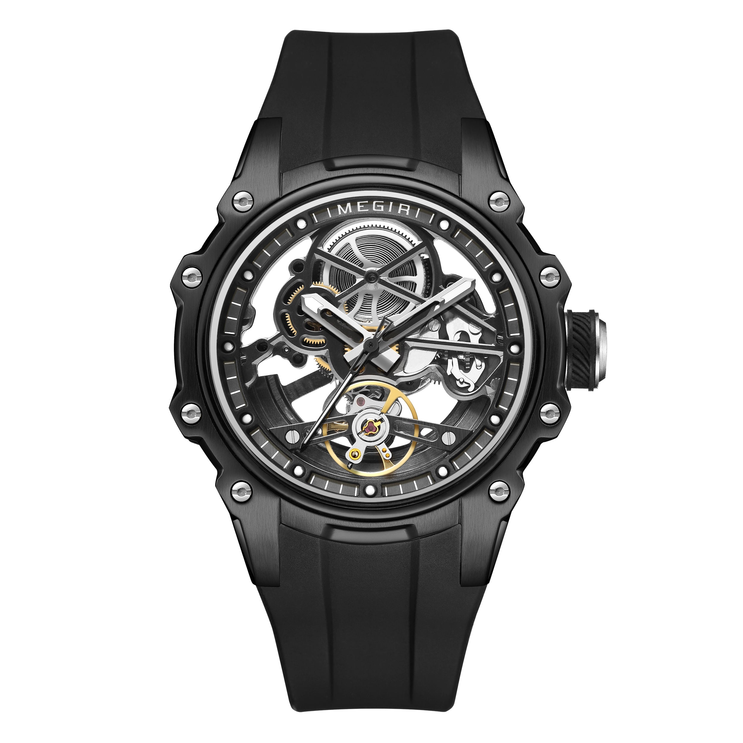 Reloj Mecánico Automático de Lujo para Hombre con Caja de Acero Inoxidable