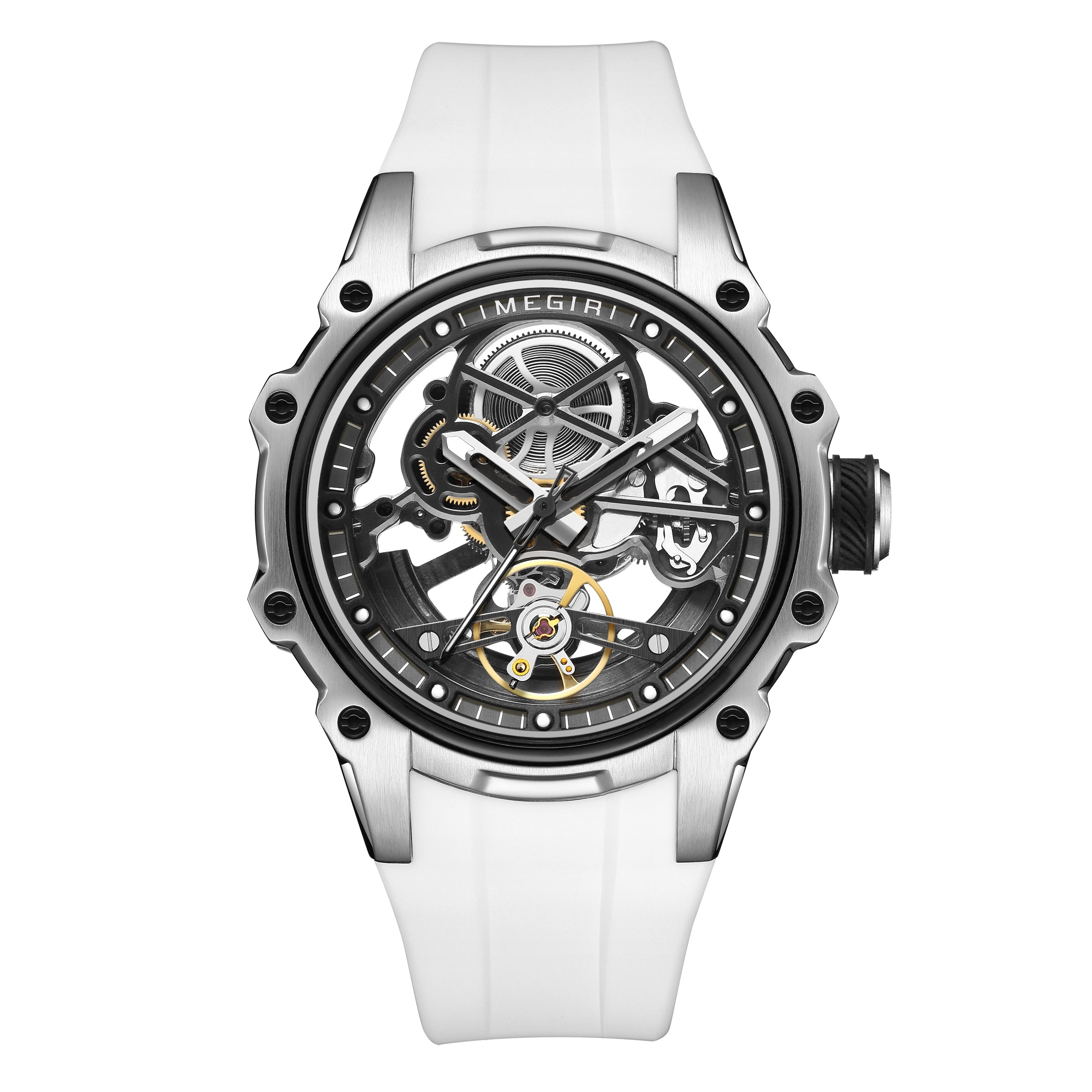 Reloj Mecánico Automático de Lujo para Hombre con Caja de Acero Inoxidable