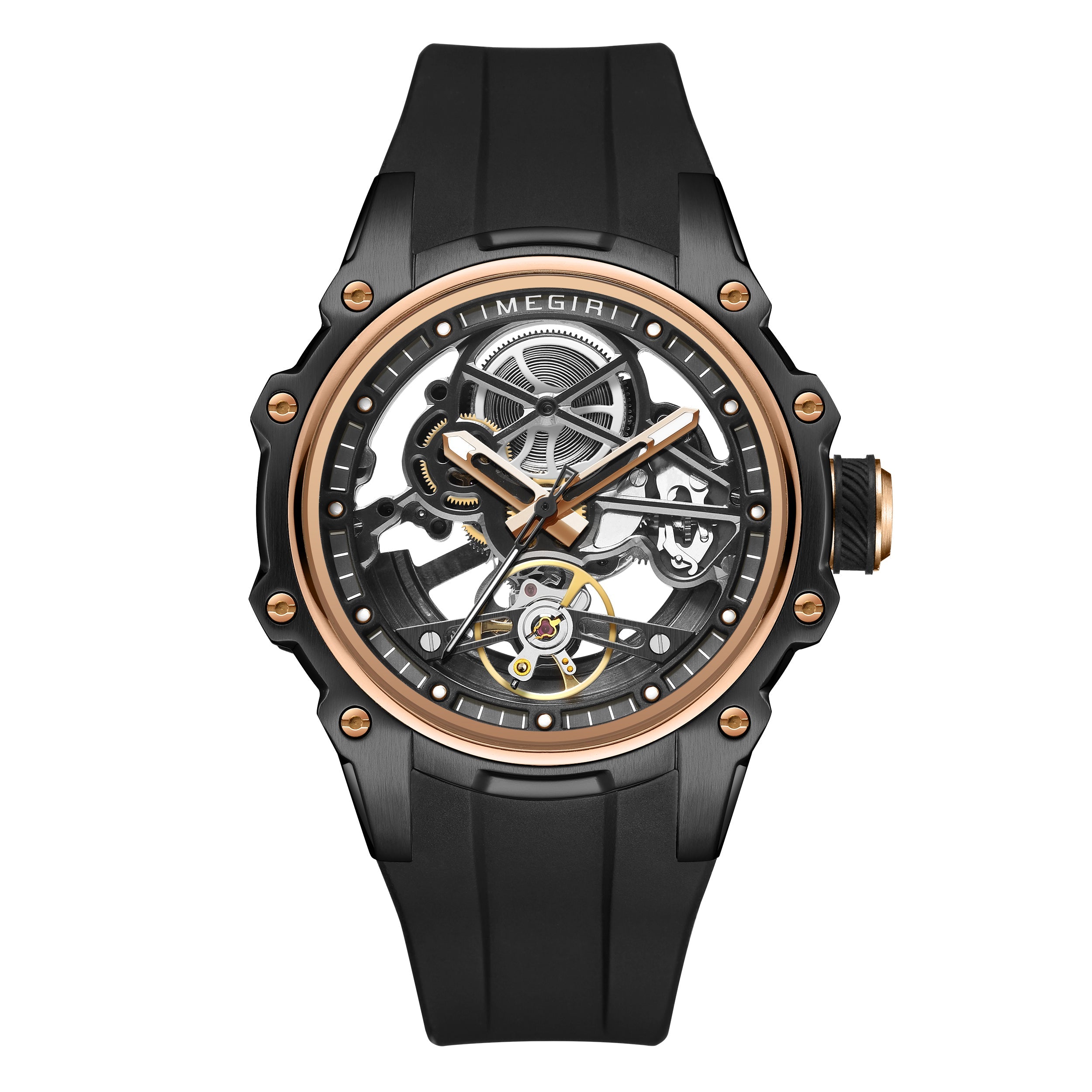 Reloj Mecánico Automático de Lujo para Hombre con Caja de Acero Inoxidable